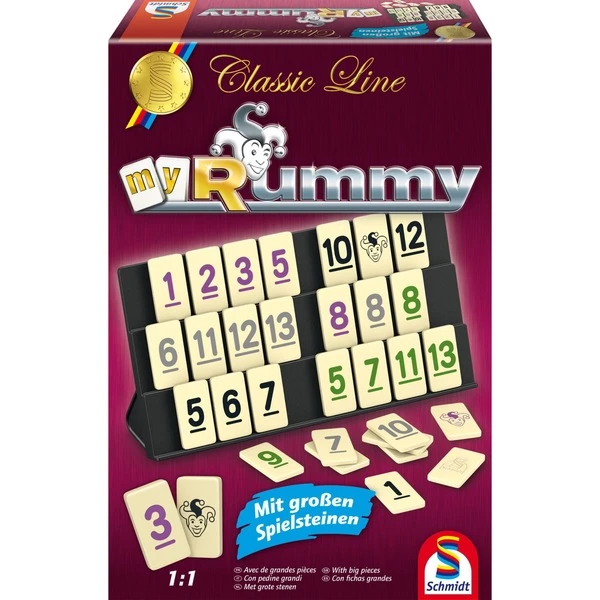 Schmidt Spiele Classic Line: MyRummy, Brettspiel 4 Schmidt Spiele Classic Line: MyRummy, Brettspiel – Bild 2