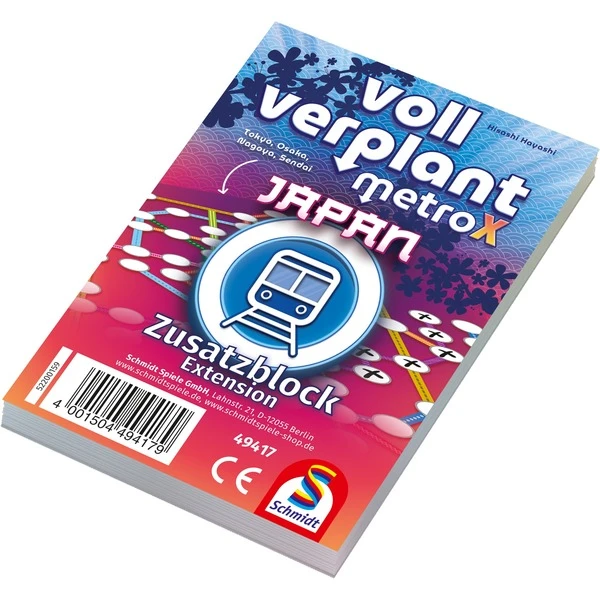 Schmidt Spiele Voll Verplant - Zusatzblock Japan, Brettspiel 3 Schmidt Spiele Voll Verplant - Zusatzblock Japan, Brettspiel