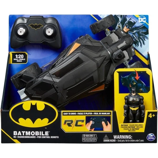 Spin Master DC Comics - Batman Batmobil Mit Fernsteuerung, RC 3 Spin Master DC Comics - Batman Batmobil Mit Fernsteuerung, RC
