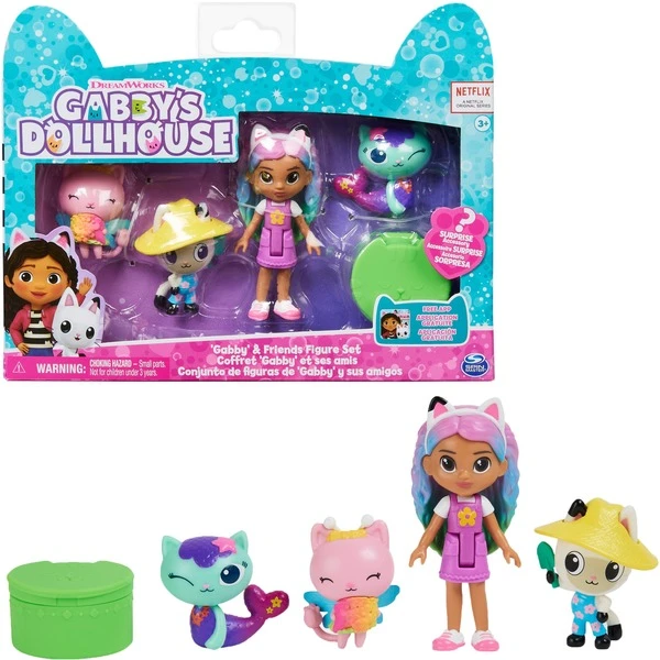Spin Master Gabby's Dollhouse- Regenbogen Figuren Set, Spielfigur 3 Spin Master Gabby's Dollhouse- Regenbogen Figuren Set, Spielfigur