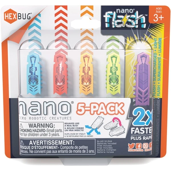 Spin Master HEXBUG Nano 5er-Pack - 4 Nano Plus Bonus Flash Nano, Spielfigur – Bild 6
