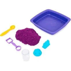 Spin Master Kinetic Sand - Schimmer Sandbox Set Lila, Spielsand -Spielzeug Rabatte Spin Master Kinetic Sand Schimmer Sandbox Set lila Spielsand@@100007981 2