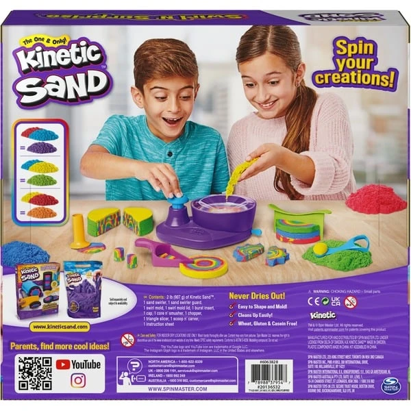 Spin Master Kinetic Sand - Swirl'n Surprise Set, Spielsand 8 Spin Master Kinetic Sand - Swirl'n Surprise Set, Spielsand – Bild 6