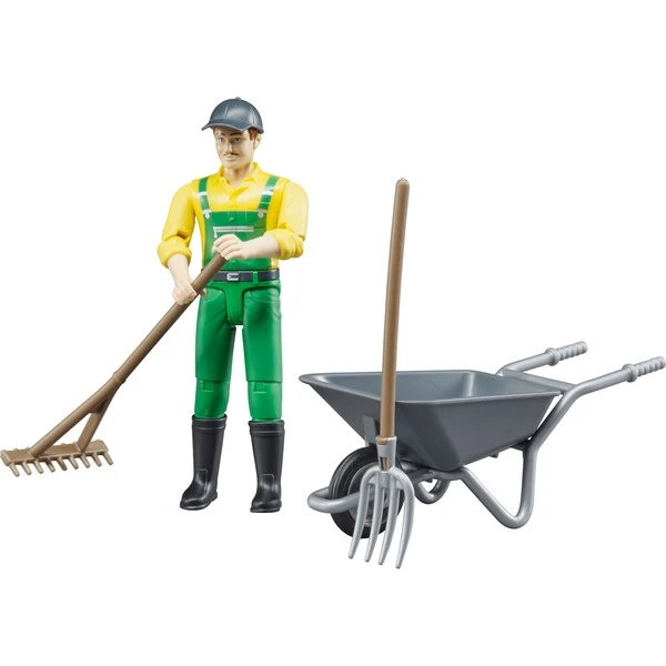 Bruder Figurenset Landwirt Mit Zubehör, Spielfigur 4 Bruder Figurenset Landwirt Mit Zubehör, Spielfigur – Bild 2