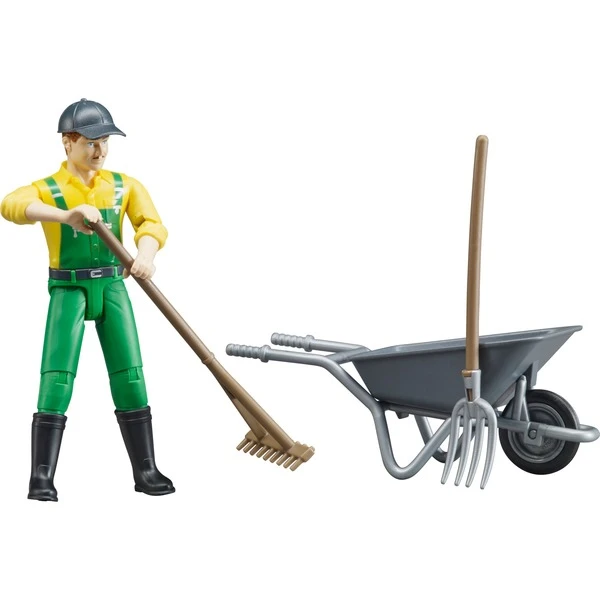 Bruder Figurenset Landwirt Mit Zubehör, Spielfigur 5 Bruder Figurenset Landwirt Mit Zubehör, Spielfigur – Bild 3