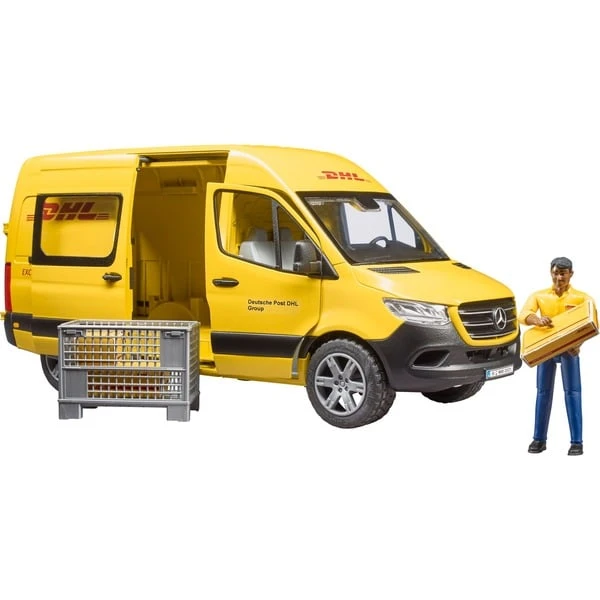 Bruder MB Sprinter DHL Mit Fahrer, Modellfahrzeug 3 Bruder MB Sprinter DHL Mit Fahrer, Modellfahrzeug
