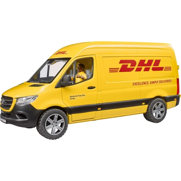 Bruder MB Sprinter DHL Mit Fahrer, Modellfahrzeug 6 Bruder MB Sprinter DHL Mit Fahrer, Modellfahrzeug – Bild 4
