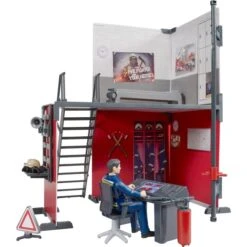 Bruder Bworld Feuerwehrstation Mit Feuerwehrmann, Kulisse -Spielzeug Rabatte bruder bworld Feuerwehrstation mit Feuerwehrmann Kulisse@@1893245 3