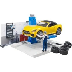 Bruder Bworld PKW-Werkstatt, Kulisse -Spielzeug Rabatte bruder bworld PKW Werkstatt Kulisse@@1ssbf06i 3